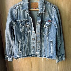 Lucky Brand Distressed Denim Jacket